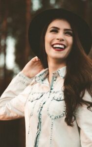 Woman with Beautiful Lumineers Teeth Veneers from Hillsboro Dental Excellence